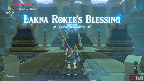 Lakna Rokee Shrine Guide: Lakna Rokee's Blessing.